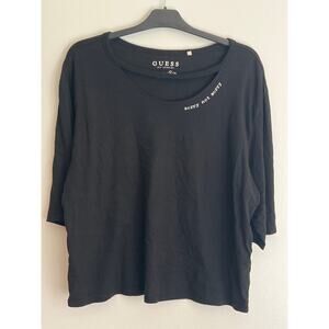 Guess oversized, boxy, cropped sorry‎ not sorry T-shirt size XL